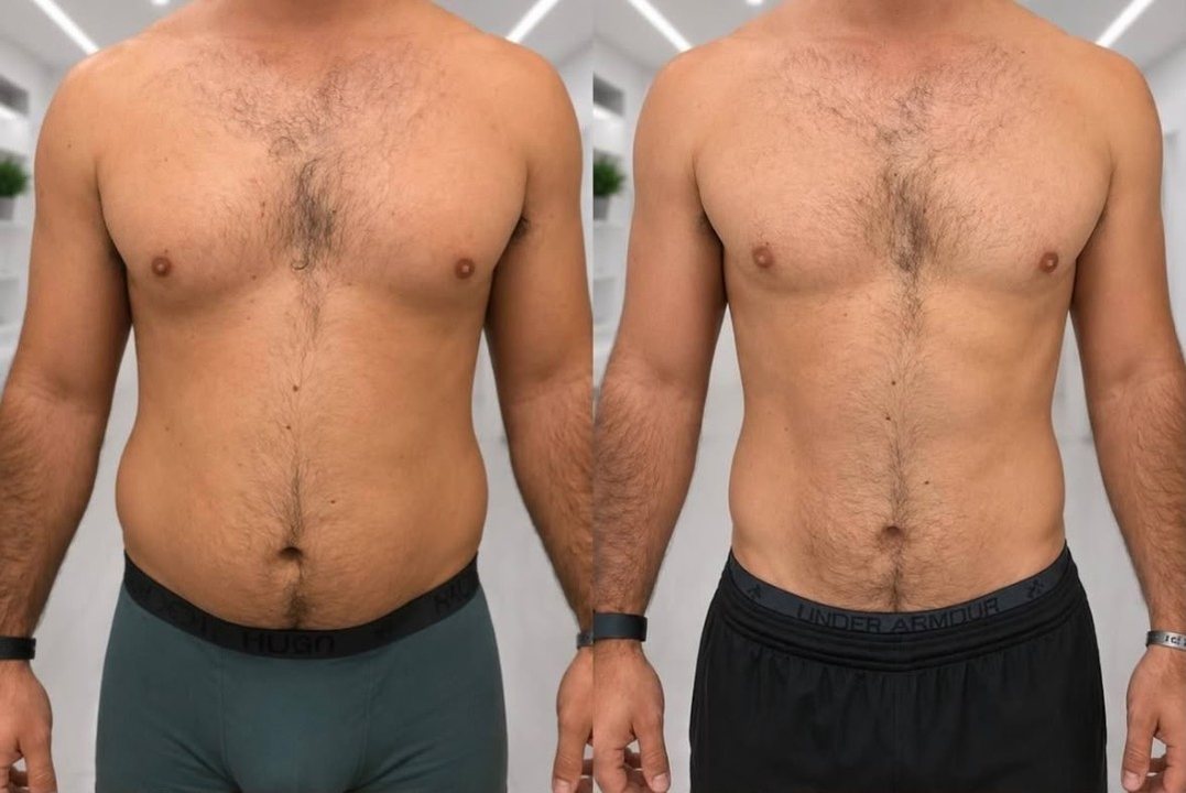 Course progress, chest and torso