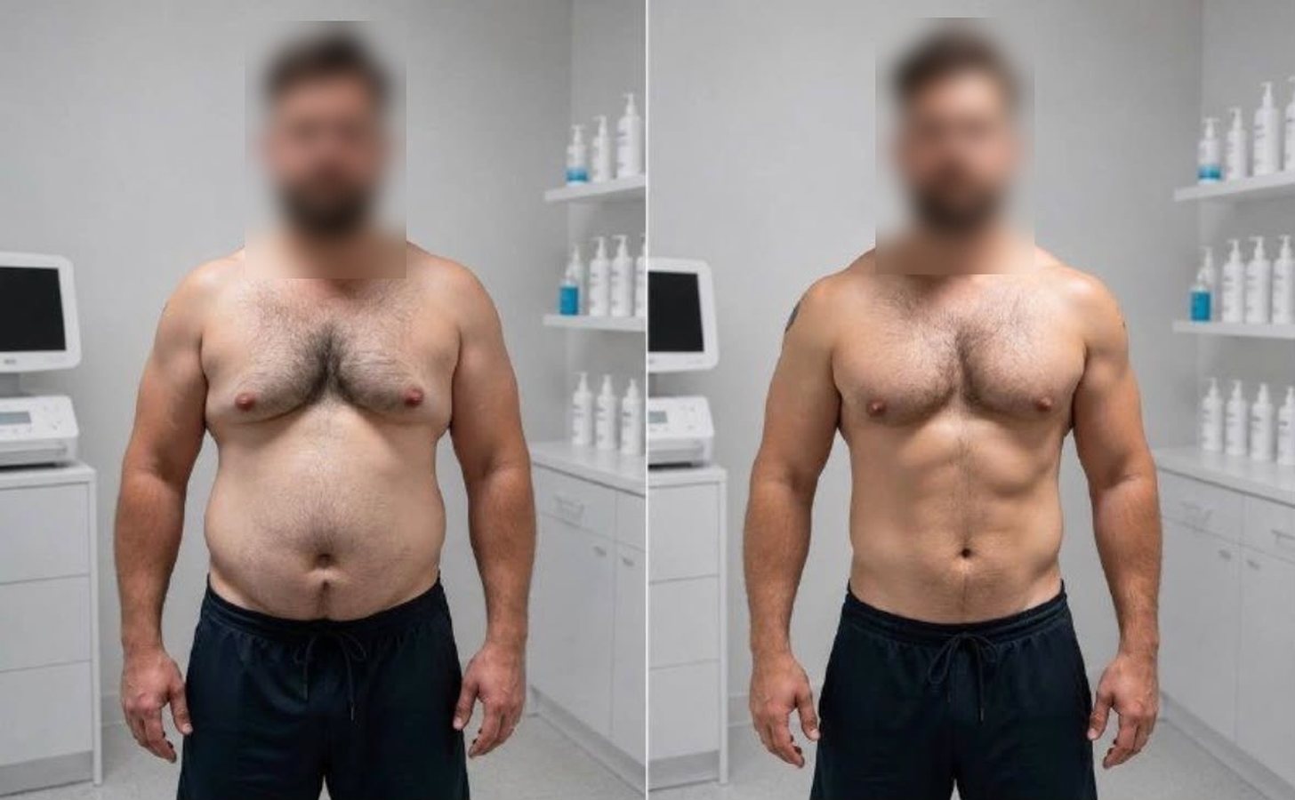 Course progress: abdomen, front view